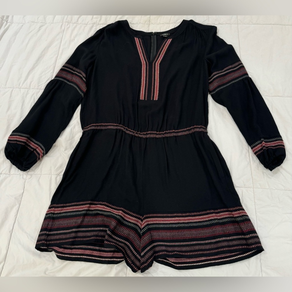 Women’s Ann Taylor Loft Romper / jumpsuit.  Size Lare
